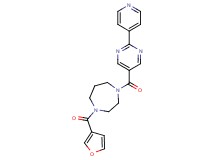 1-(3-furoyl)-4-[(2-pyridin-4-ylpyrimidin-5-yl)carbonyl]-1,4-diazepane