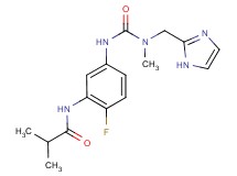 N-[2-fluoro-5-({[(1H-imidazol-2-ylmethyl)(methyl)amino]carbonyl}amino)phenyl]-2-methylpropanamide