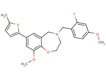 4-(2-fluoro-4-methoxybenzyl)-9-methoxy-7-(5-methyl-2-thienyl)-2,3,4,5-tetrahydro-1,4-benzoxazepine