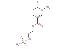 1-methyl-N-{2-[(methylsulfonyl)amino]ethyl}-6-oxo-1,6-dihydropyridine-3-carboxamide