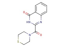 2-(4-thiomorpholinylcarbonyl)-4(3H)-quinazolinone