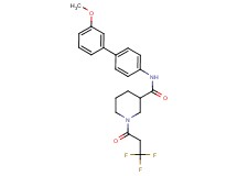 N-(3'-methoxy-4-biphenylyl)-1-(3,3,3-trifluoropropanoyl)-3-piperidinecarboxamide