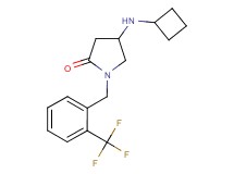 4-(cyclobutylamino)-1-[2-(trifluoromethyl)benzyl]-2-pyrrolidinone