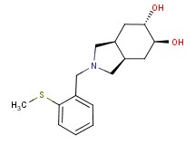 (3aR*,5S*,6S*,7aS*)-2-[2-(methylthio)benzyl]octahydro-1H-isoindole-5,6-diol