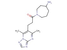 1-[3-(5,7-dimethyl[1,2,4]triazolo[1,5-a]pyrimidin-6-yl)propanoyl]-4-azepanamine