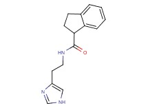 N-[2-(1H-imidazol-4-yl)ethyl]indane-1-carboxamide