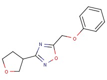 5-(phenoxymethyl)-3-(tetrahydrofuran-3-yl)-1,2,4-oxadiazole
