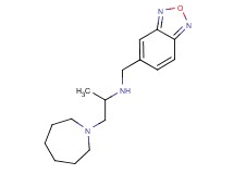 (2-azepan-1-yl-1-methylethyl)(2,1,3-benzoxadiazol-5-ylmethyl)amine