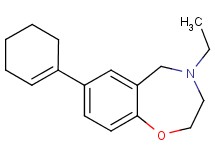 7-(1-cyclohexen-1-yl)-4-ethyl-2,3,4,5-tetrahydro-1,4-benzoxazepine