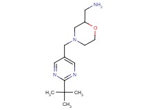 ({4-[(2-tert-butyl-5-pyrimidinyl)methyl]-2-morpholinyl}methyl)amine dihydrochloride