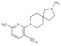 6-methyl-2-(2-methyl-2,8-diazaspiro[4.5]dec-8-yl)nicotinonitrile