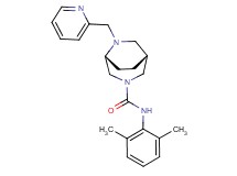 (1R*,5R*)-N-(2,6-dimethylphenyl)-6-(2-pyridinylmethyl)-3,6-diazabicyclo[3.2.2]nonane-3-carboxamide
