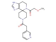 5-(methoxyacetyl)-1'-(pyridin-3-ylacetyl)-1,5,6,7-tetrahydrospiro[imidazo[4,5-c]pyridine-4,4'-piperidine]