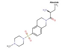 ((1S)-1-{[6-[(4-methylpiperazin-1-yl)sulfonyl]-3,4-dihydroisoquinolin-2(1H)-yl]carbonyl}propyl)amine