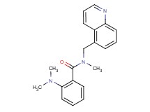 2-(dimethylamino)-N-methyl-N-(5-quinolinylmethyl)benzamide