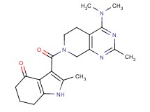 3-{[4-(dimethylamino)-2-methyl-5,8-dihydropyrido[3,4-d]pyrimidin-7(6H)-yl]carbonyl}-2-methyl-1,5,6,7-tetrahydro-4H-indol-4-one