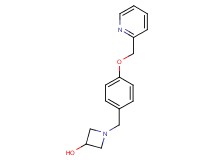 1-[4-(pyridin-2-ylmethoxy)benzyl]azetidin-3-ol