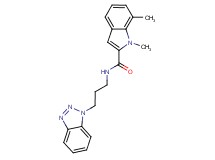 N-[3-(1H-1,2,3-benzotriazol-1-yl)propyl]-1,7-dimethyl-1H-indole-2-carboxamide