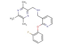 1-[2-(2-fluorophenoxy)-3-pyridinyl]-N-[(3,5,6-trimethyl-2-pyrazinyl)methyl]methanamine