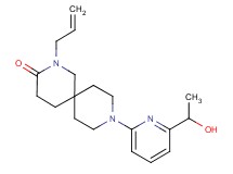 2-allyl-9-[6-(1-hydroxyethyl)-2-pyridinyl]-2,9-diazaspiro[5.5]undecan-3-one