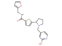 N-(2-furylmethyl)-5-{1-[(2-hydroxy-4-pyridinyl)methyl]-2-pyrrolidinyl}-2-thiophenecarboxamide