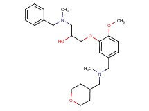 1-[benzyl(methyl)amino]-3-(2-methoxy-5-{[methyl(tetrahydro-2H-pyran-4-ylmethyl)amino]methyl}phenoxy)-2-propanol