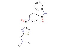 1'-({2-[(dimethylamino)methyl]-1,3-thiazol-4-yl}carbonyl)spiro[indole-3,4'-piperidin]-2(1H)-one