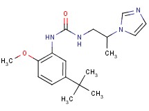 N-(5-tert-butyl-2-methoxyphenyl)-N'-[2-(1H-imidazol-1-yl)propyl]urea