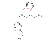 N-[(1-ethyl-1H-pyrazol-4-yl)methyl]-N-(2-furylmethyl)butan-1-amine