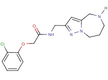 2-(2-chlorophenoxy)-N-(5,6,7,8-tetrahydro-4H-pyrazolo[1,5-a][1,4]diazepin-2-ylmethyl)acetamide hydrochloride