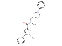 N,1-dimethyl-5-phenyl-N-[(1-phenyl-3-pyrrolidinyl)methyl]-1H-pyrazole-3-carboxamide