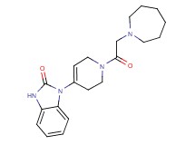 1-[1-(azepan-1-ylacetyl)-1,2,3,6-tetrahydropyridin-4-yl]-1,3-dihydro-2H-benzimidazol-2-one
