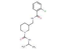 3-{[(2-chlorobenzoyl)amino]methyl}-N-isopropyl-1-piperidinecarboxamide