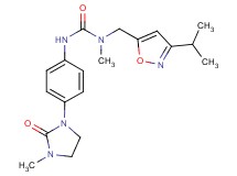 N-[(3-isopropylisoxazol-5-yl)methyl]-N-methyl-N'-[4-(3-methyl-2-oxoimidazolidin-1-yl)phenyl]urea