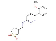 N-[(1,1-dioxidotetrahydro-3-thienyl)methyl]-6-(2-methoxyphenyl)pyridazin-3-amine