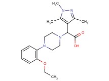 [4-(2-ethoxyphenyl)piperazin-1-yl](1,3,5-trimethyl-1H-pyrazol-4-yl)acetic acid