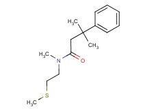 N,3-dimethyl-N-[2-(methylthio)ethyl]-3-phenylbutanamide