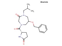 6-(benzyloxy)-1-isobutyl-4-{[(2S)-5-oxo-2-pyrrolidinyl]carbonyl}-1,4-diazepan-2-one