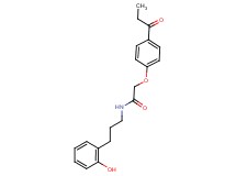 N-[3-(2-hydroxyphenyl)propyl]-2-(4-propionylphenoxy)acetamide
