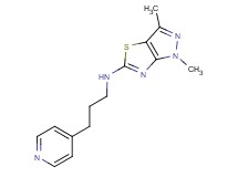 1,3-dimethyl-N-(3-pyridin-4-ylpropyl)-1H-pyrazolo[3,4-d][1,3]thiazol-5-amine