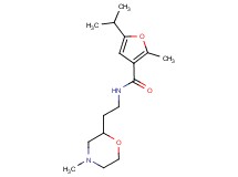5-isopropyl-2-methyl-N-[2-(4-methylmorpholin-2-yl)ethyl]-3-furamide