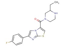 3-[(3-ethylpiperazin-1-yl)carbonyl]-6-(4-fluorophenyl)imidazo[2,1-b][1,3]thiazole