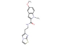 N-(2-imidazo[2,1-b][1,3]thiazol-6-ylethyl)-5-methoxy-1-methyl-1H-indole-2-carboxamide