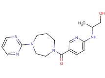 2-({5-[(4-pyrimidin-2-yl-1,4-diazepan-1-yl)carbonyl]pyridin-2-yl}amino)propan-1-ol