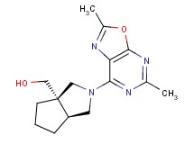 [(3aS*,6aS*)-2-(2,5-dimethyl[1,3]oxazolo[5,4-d]pyrimidin-7-yl)hexahydrocyclopenta[c]pyrrol-3a(1H)-yl]methanol