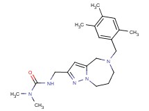N,N-dimethyl-N'-{[5-(2,4,5-trimethylbenzyl)-5,6,7,8-tetrahydro-4H-pyrazolo[1,5-a][1,4]diazepin-2-yl]methyl}urea