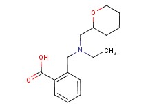 2-{[ethyl(tetrahydro-2H-pyran-2-ylmethyl)amino]methyl}benzoic acid