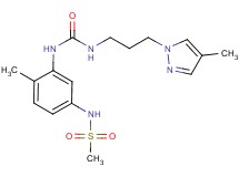 N-{4-methyl-3-[({[3-(4-methyl-1H-pyrazol-1-yl)propyl]amino}carbonyl)amino]phenyl}methanesulfonamide