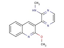 3-(2-methoxyquinolin-3-yl)-N-methylpyrazin-2-amine