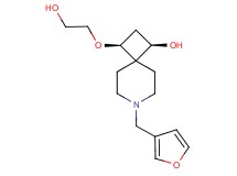 (1R*,3S*)-7-(3-furylmethyl)-3-(2-hydroxyethoxy)-7-azaspiro[3.5]nonan-1-ol